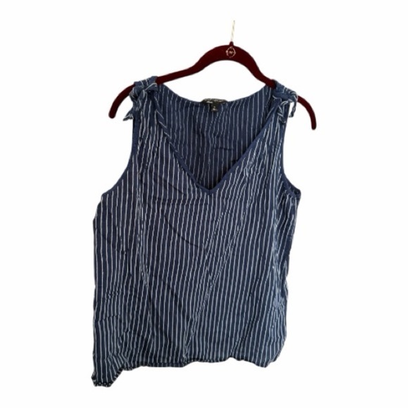 Banana Republic Tops - Banana Republic Blue and White Striped Blouse